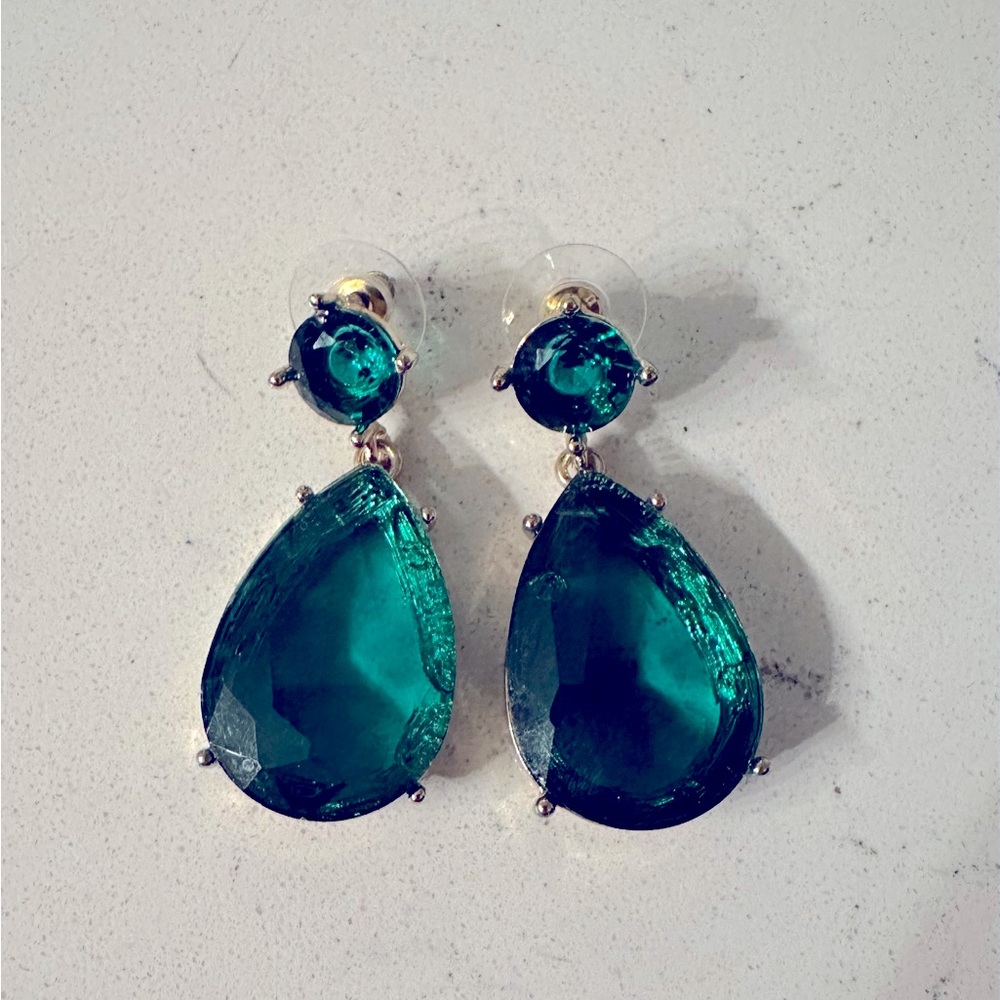 Emerald Green Earrings